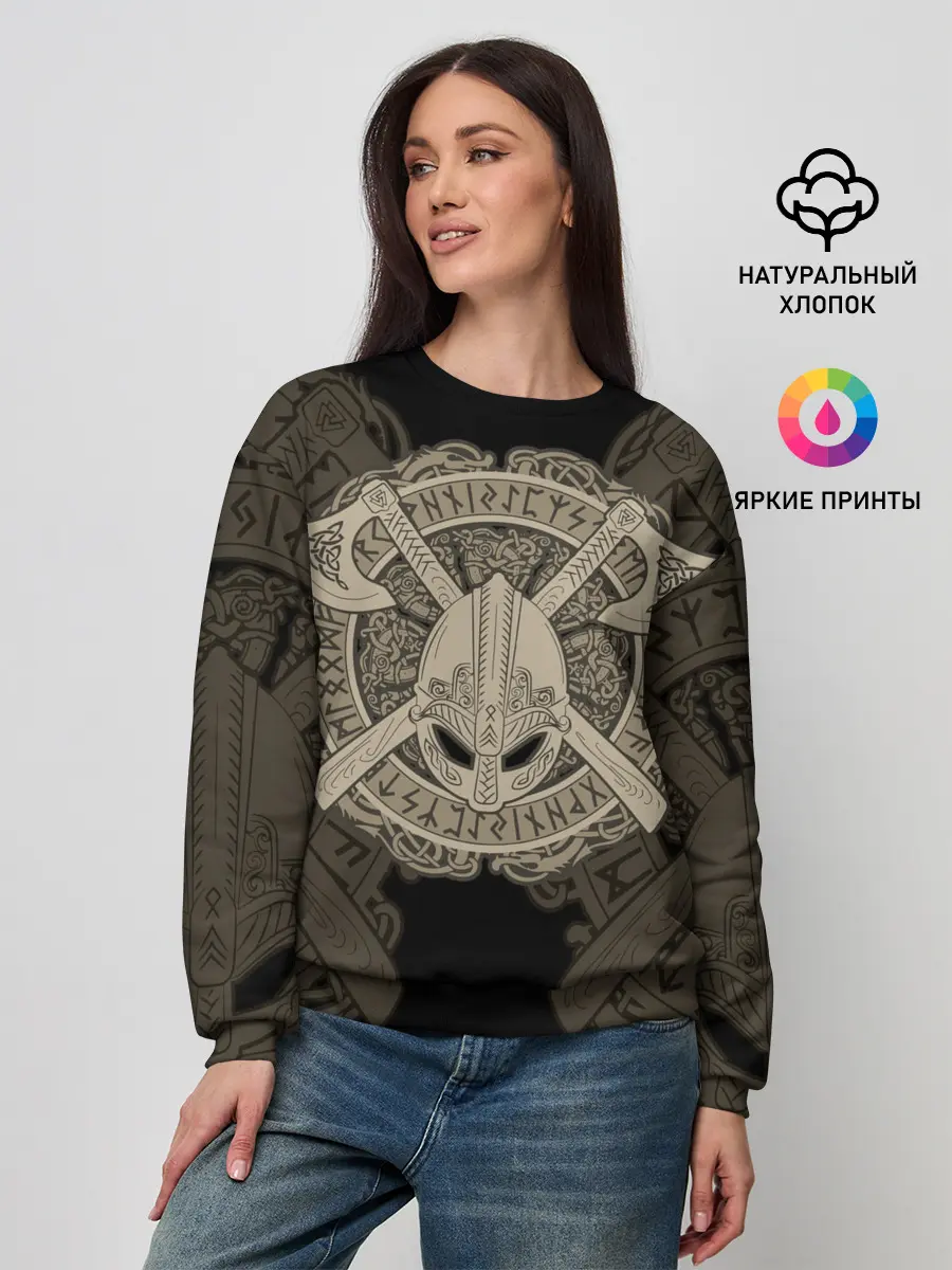 Женский свитшот / Воин