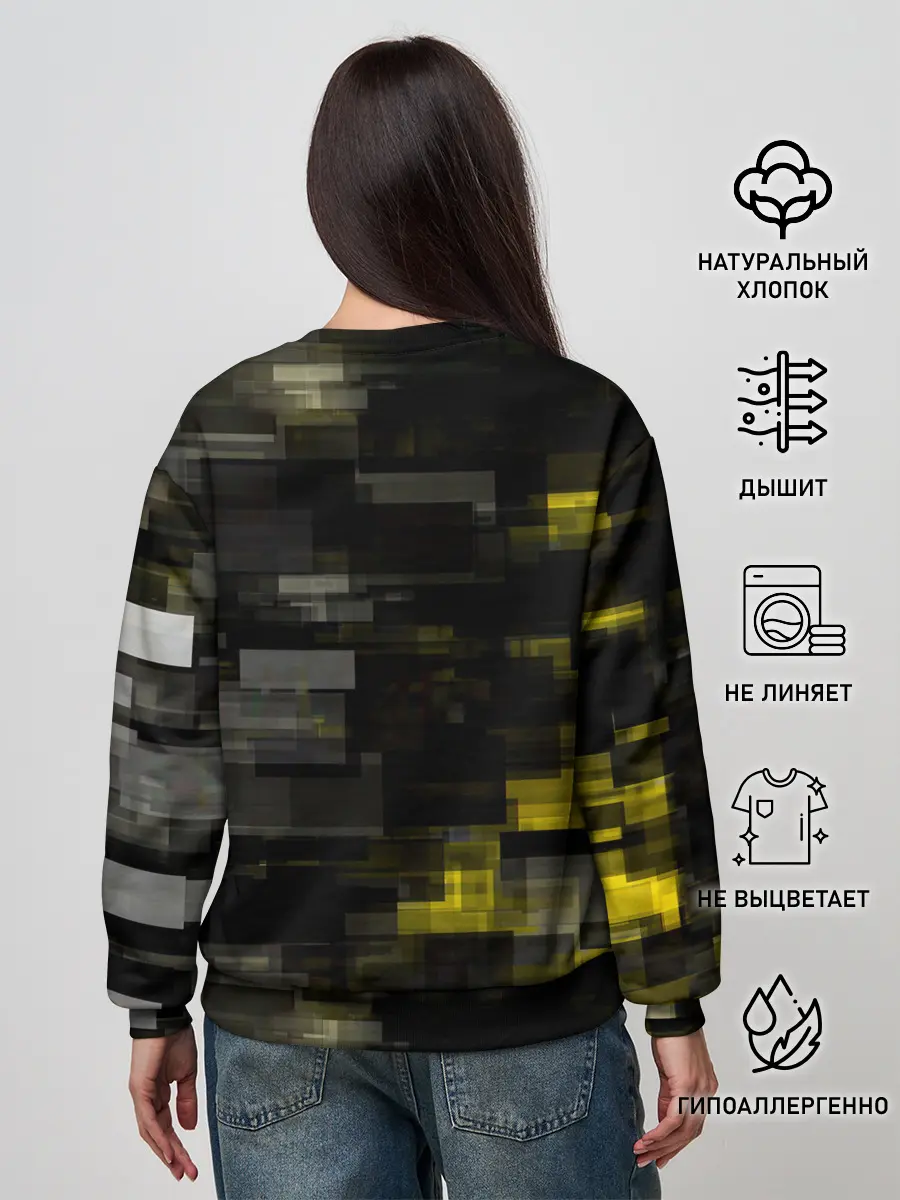 Женский свитшот / MILITECH камуфляж Cyberpunk 2077