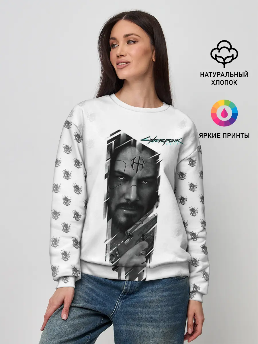 Женский свитшот / Cyberpunk 2077