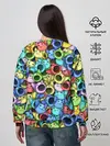 Женский свитшот / Цветные Поп Котики