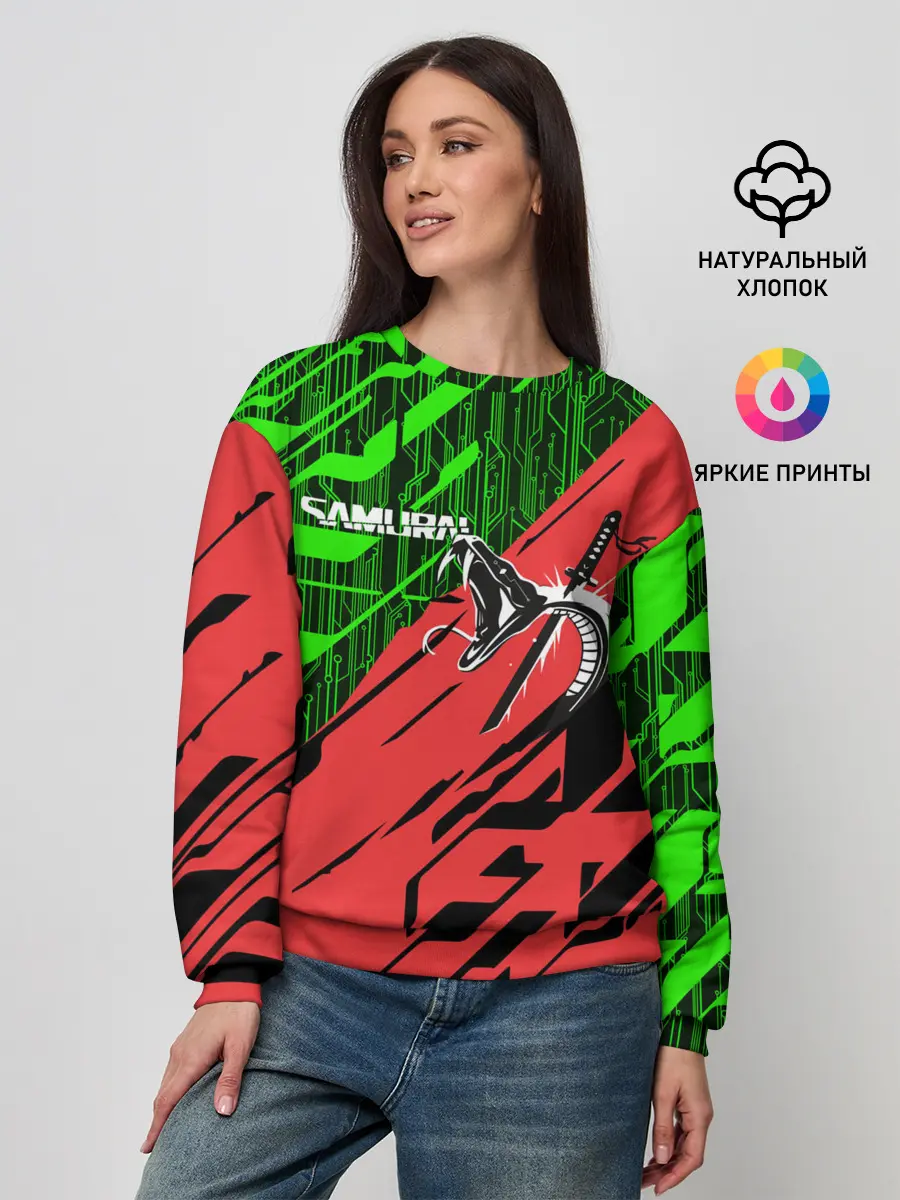 Женский свитшот / CYBERPUNK 2077