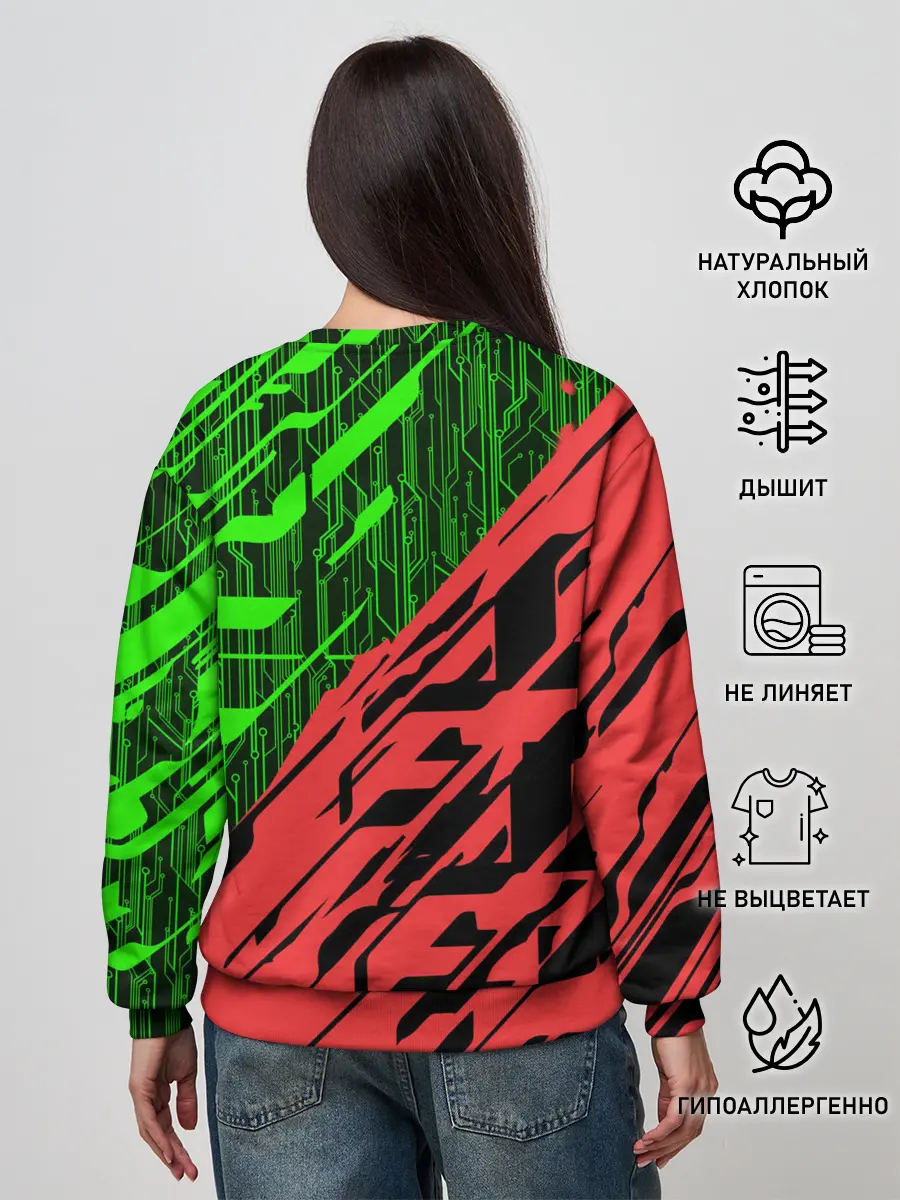 Женский свитшот / CYBERPUNK 2077