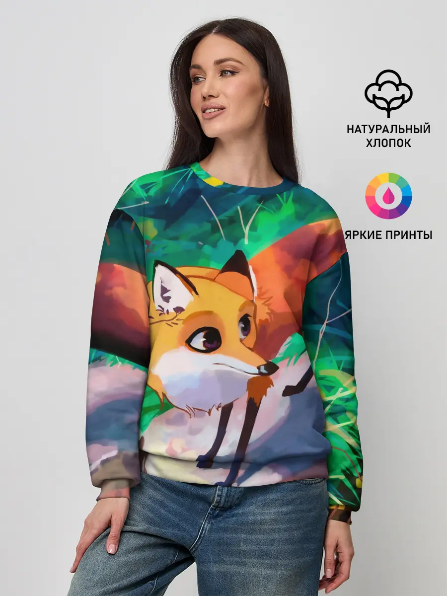 Женский свитшот / Лисичка