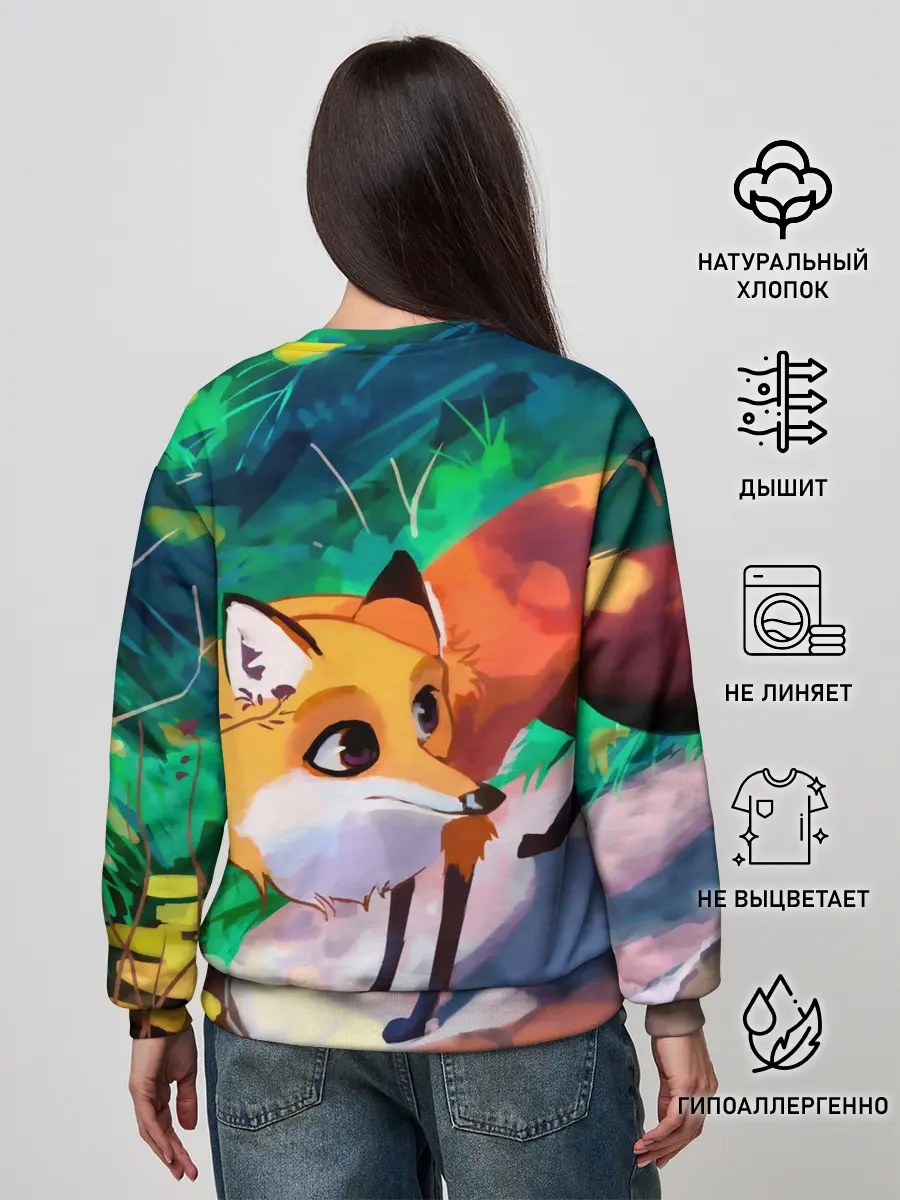 Женский свитшот / Лисичка