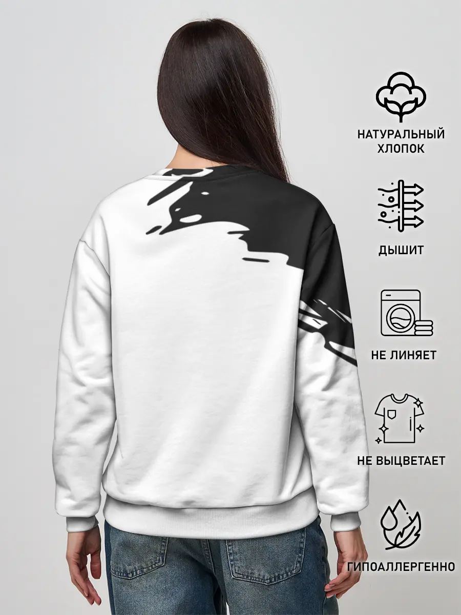 Женский свитшот / Bleach black & white