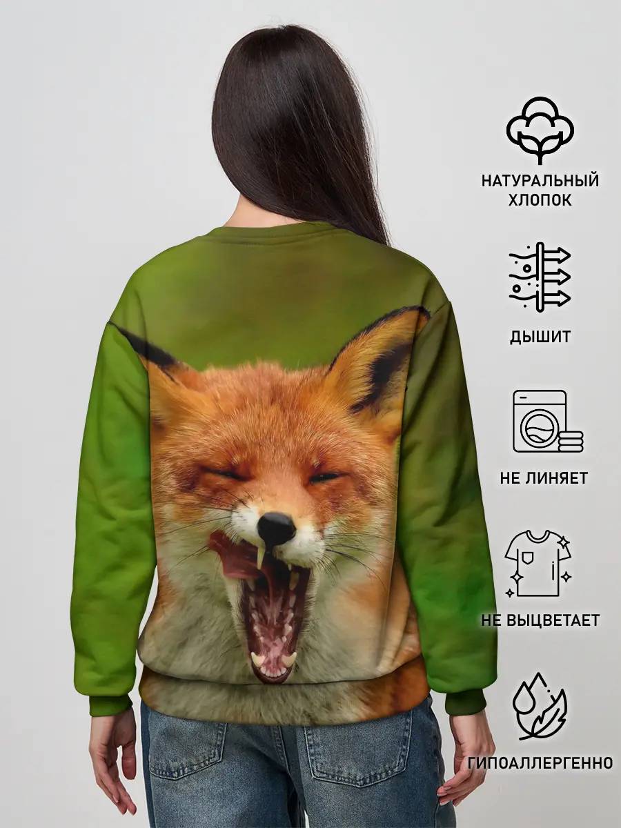 Женский свитшот / Лисица