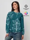 Женский свитшот / Цветы