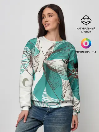 Женский свитшот / Цветок