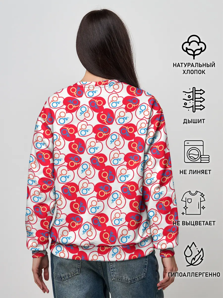 Женский свитшот / Любовь