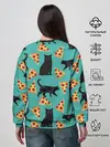 Женский свитшот / Котики и Пиццы