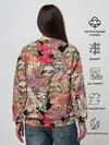Женский свитшот / Ленивец & Цветочки