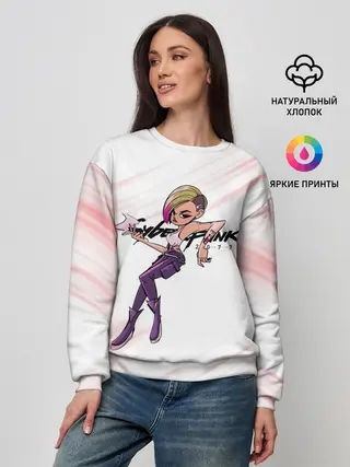 Женский свитшот / Moxes Cyberpunk 2077