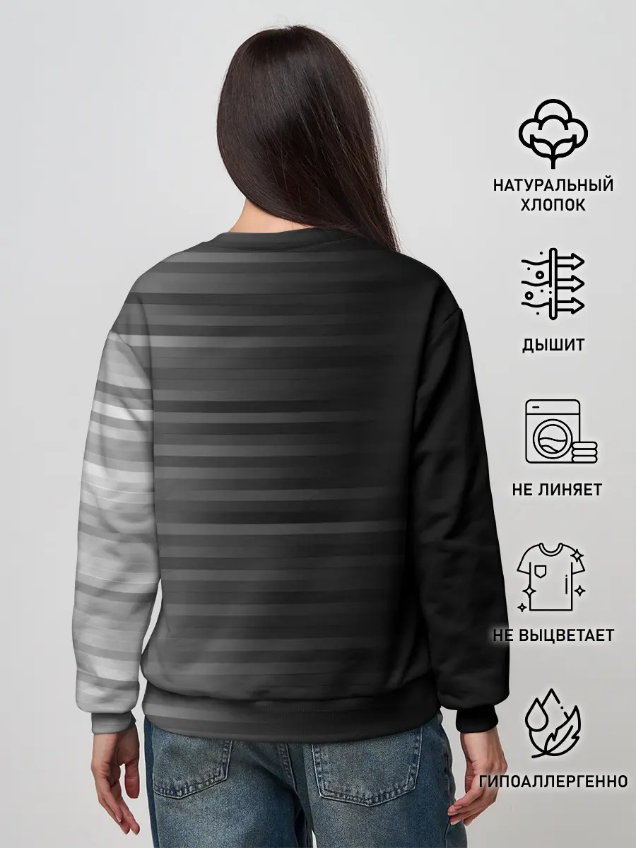 Женский свитшот / Cyberpunk 2077 WE HAVE A CITY TO BURN!