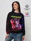 Женский свитшот / Cyberpunk 2077 девушка