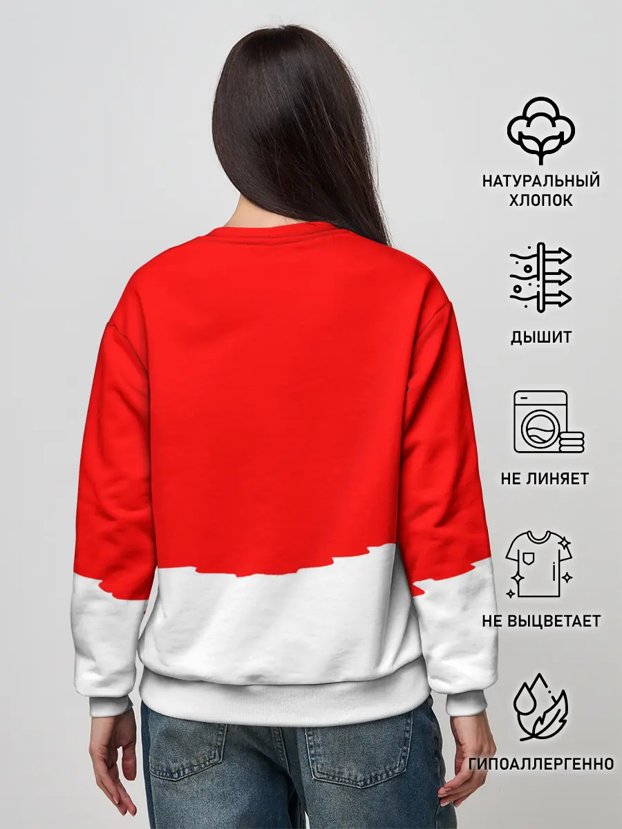 Женский свитшот / многоголовый v love