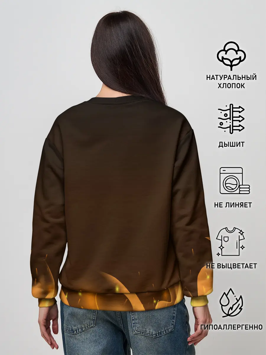 Женский свитшот / Valheim: Вальхейм выживание.