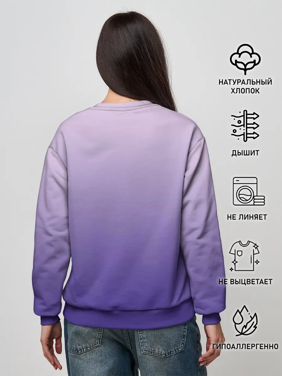 Женский свитшот / кошка из сейлормун