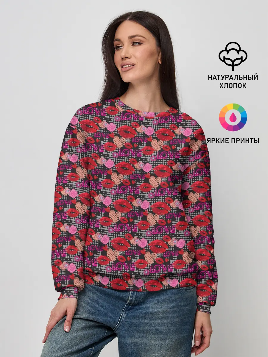 Женский свитшот / Love