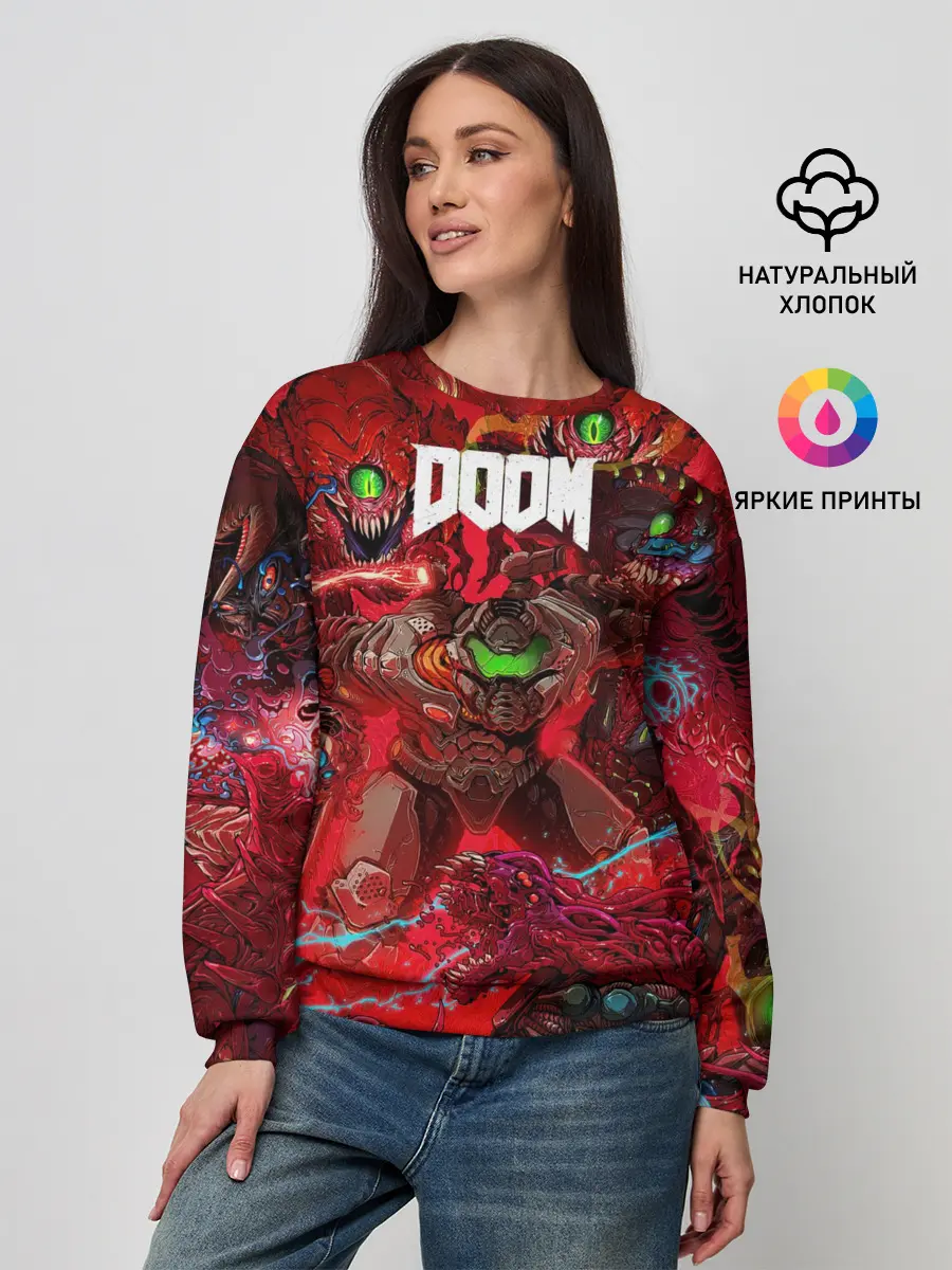 Женский свитшот / Doom | Палач Рока