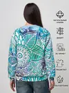 Женский свитшот / цветочный узор