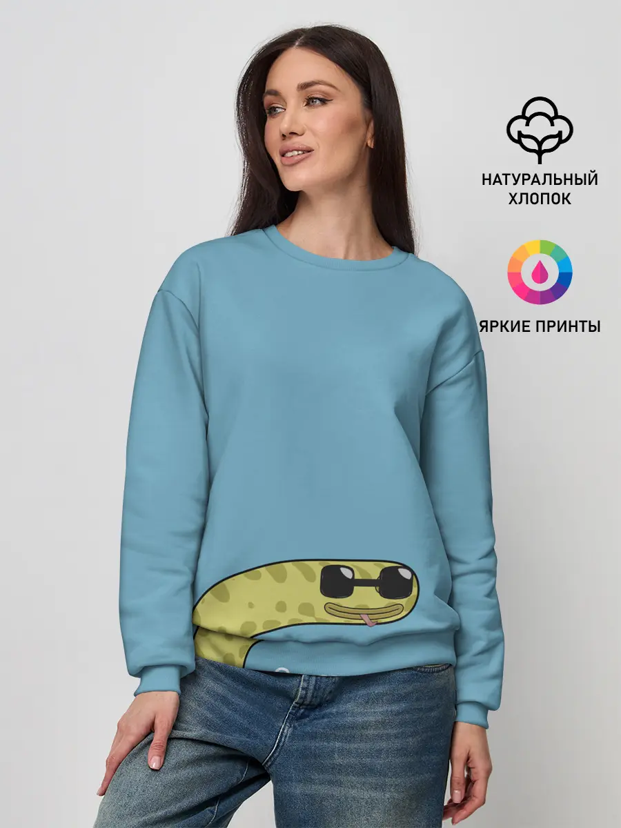 Женский свитшот / Очковая кобра