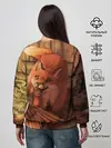 Женский свитшот / Хищная лисица