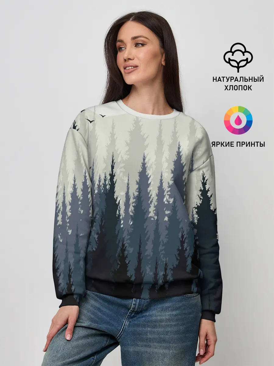 Женский свитшот / Лес