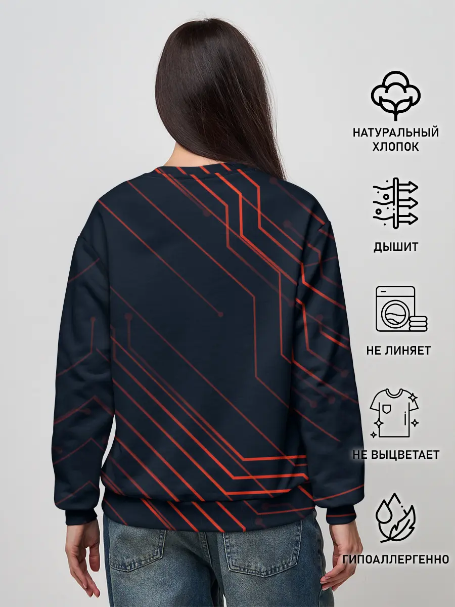 Женский свитшот / CYBERPUNK 2077