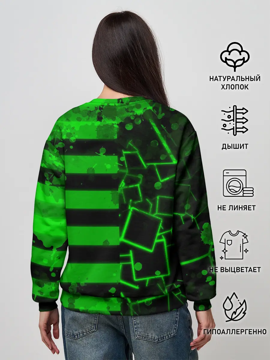 Женский свитшот / Minecraft / Майнкрафт