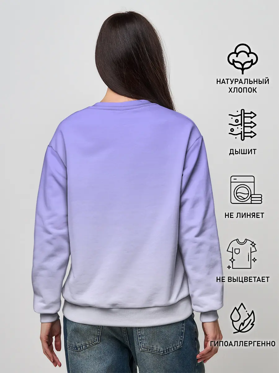 Женский свитшот / Нарисованный милый барашек