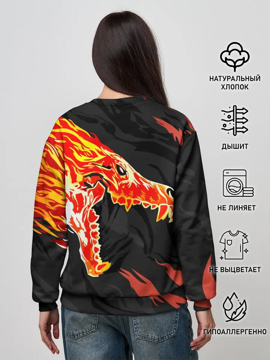 Женский свитшот / CS:GO - Howl м4а4 | Вой