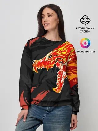 Женский свитшот / CS:GO - Howl м4а4 | Вой