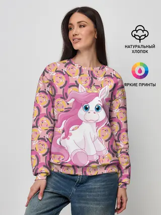 Женский свитшот / Пони