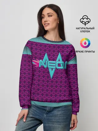 Женский свитшот / Неоновый гонщик