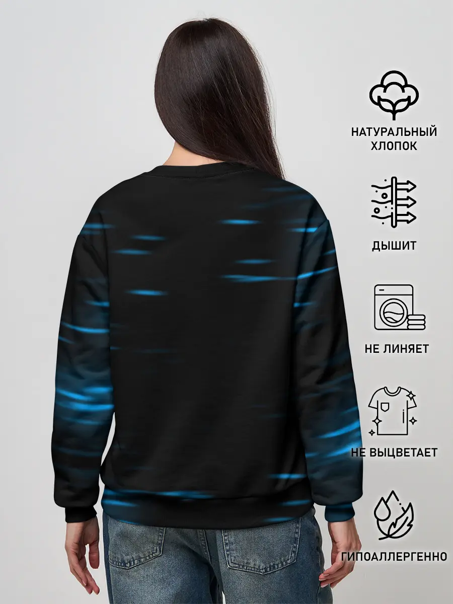 Женский свитшот / WHERES JOHNNY? SAMURAI