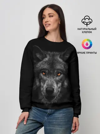 Женский свитшот / Evil Wolf