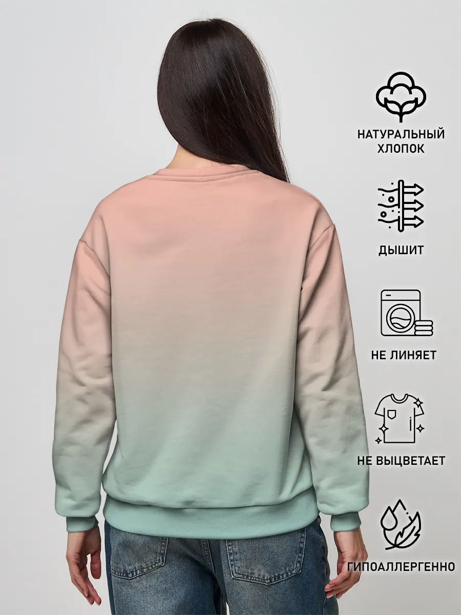 Женский свитшот / Чирлидерша с помпонами