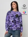 Женский свитшот / Фиолетовый цвет весны