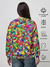 Женский свитшот / РАЗНОЦВЕТНЫЙ ПАЗЛ