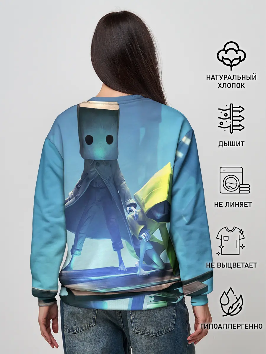 Женский свитшот / Little Nightmares || арт шестой и моно