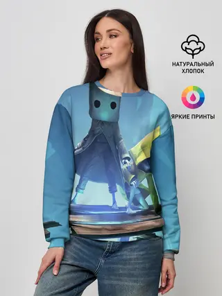 Женский свитшот / Little Nightmares || арт шестой и моно