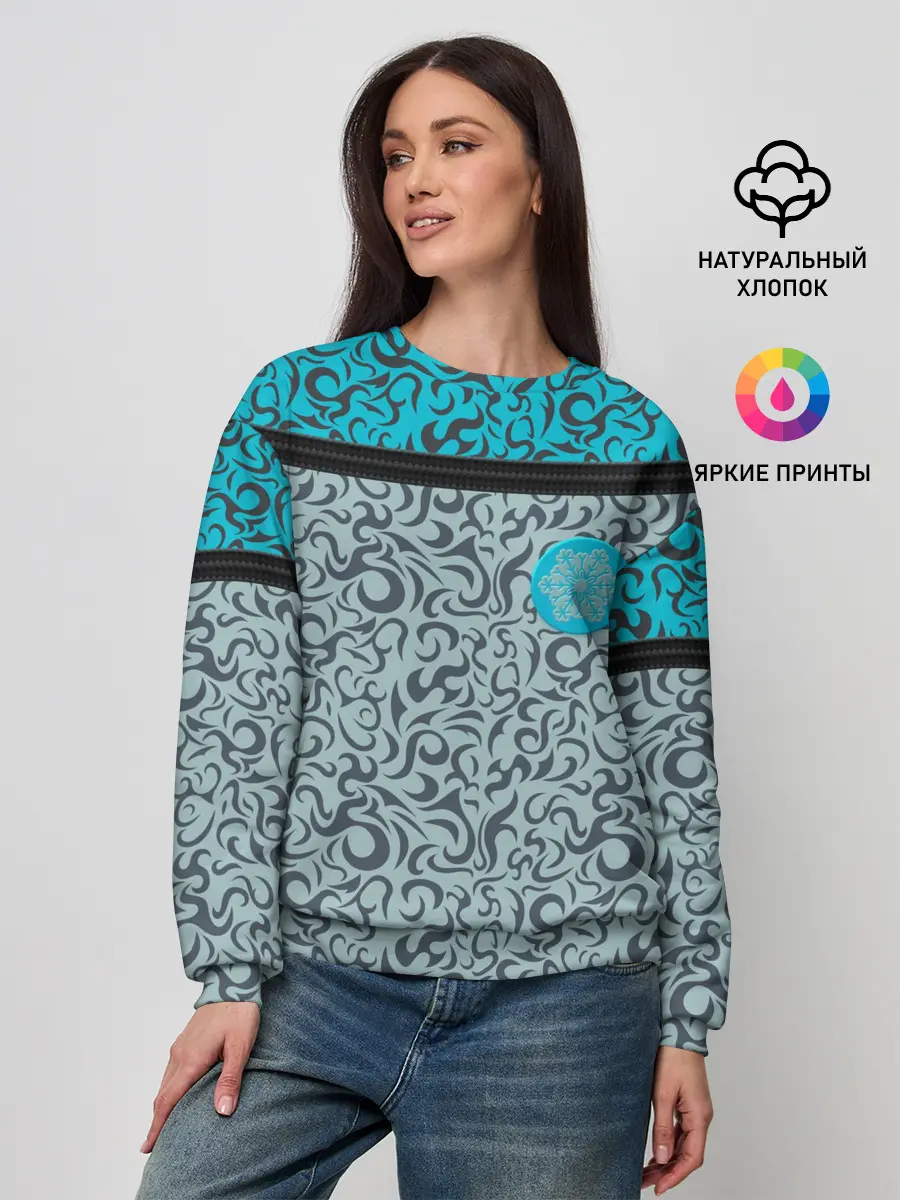 Женский свитшот / Снежный вихрь