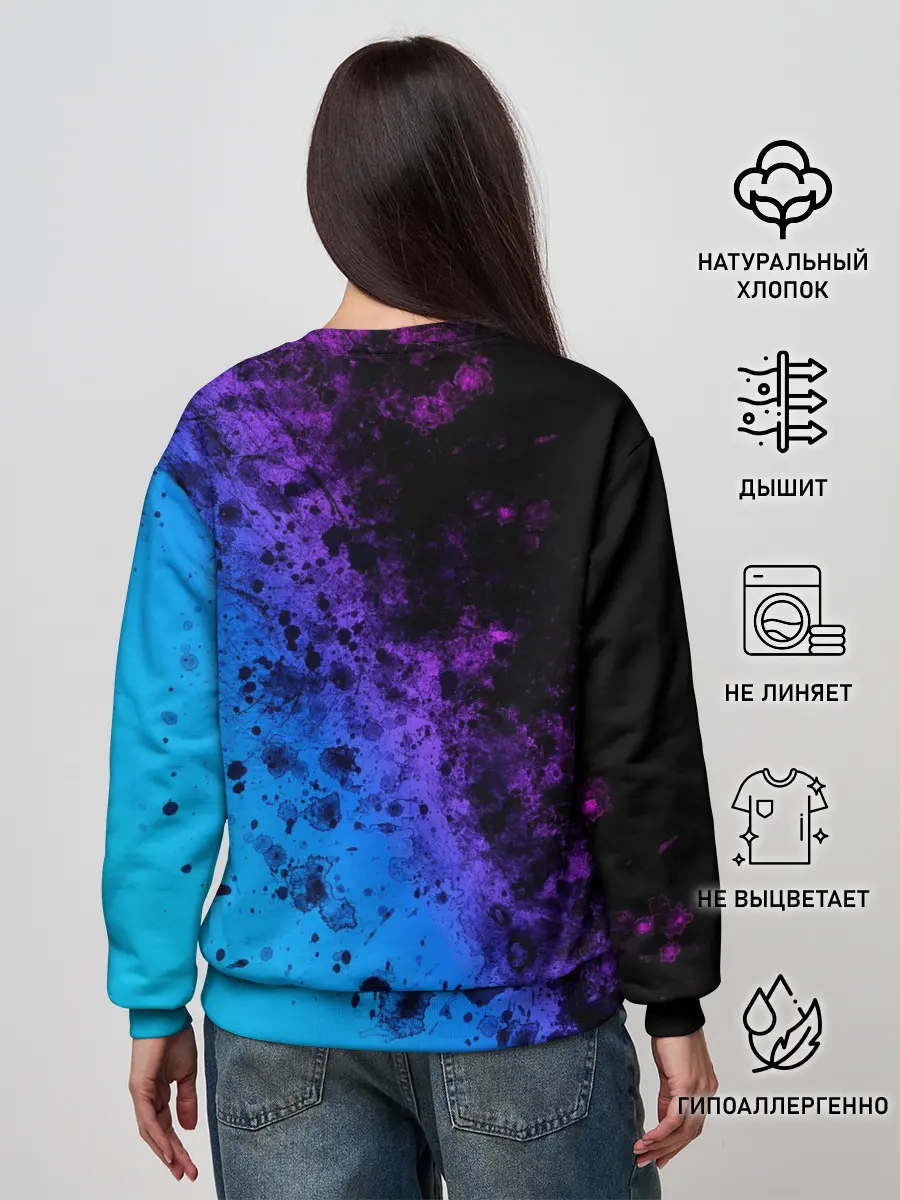 Женский свитшот / Неоновые Краски