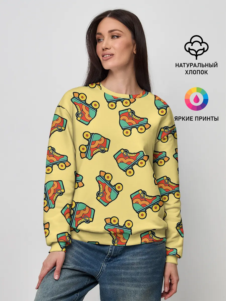 Женский свитшот / Ролики