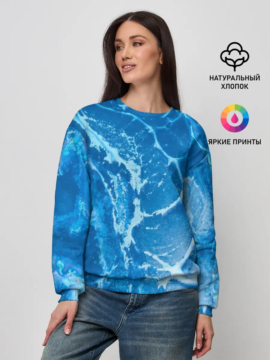 Женский свитшот / Ледяной