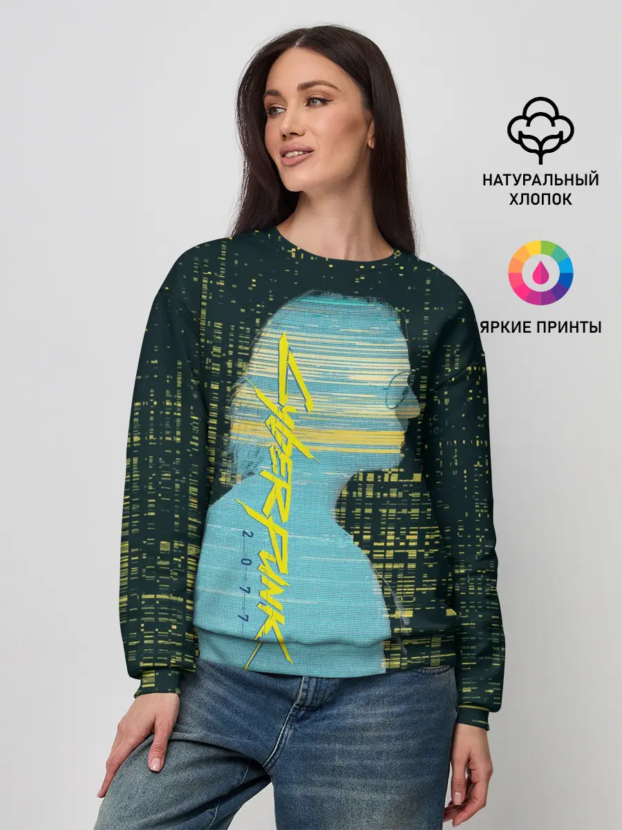 Женский свитшот / Cyberpunk 2077 | Джонни