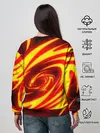 Женский свитшот / ОГНЕННЫЕ ВОЛНЫ | FIRE STRIPES