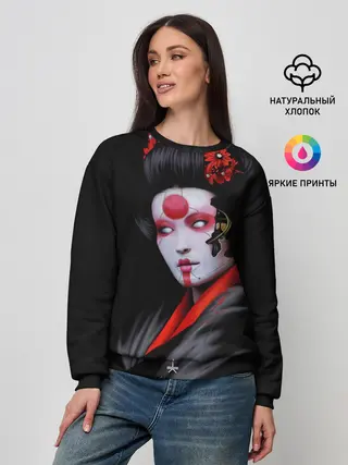 Женский свитшот / Cyberpunk 2077 самурай