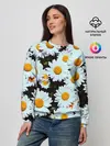 Женский свитшот / Ромашки