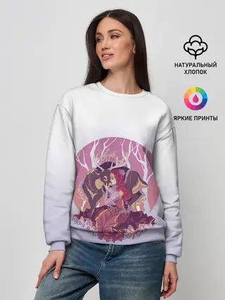 Женский свитшот / Принцесса и олень